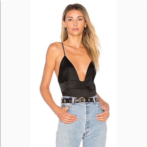 For Love And Lemons Tops - For love and lemons Aries Bodysuit in Black